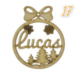 Bolas Navideñas de Madera y metacrilato - Imagen 19