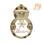 Bolas Navideñas de Madera y metacrilato - Imagen 21