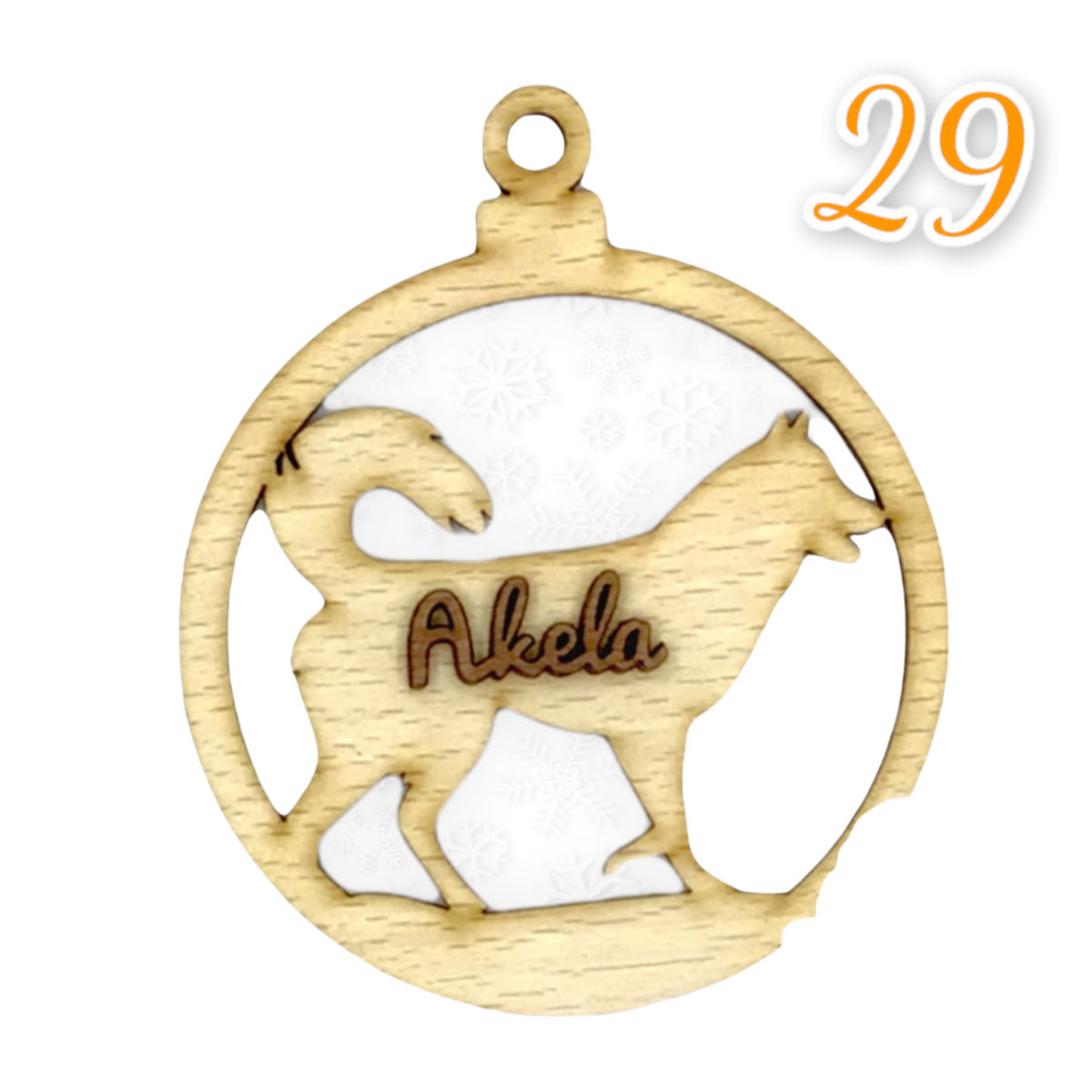 Bolas Navideñas de Madera y metacrilato - Imagen 31