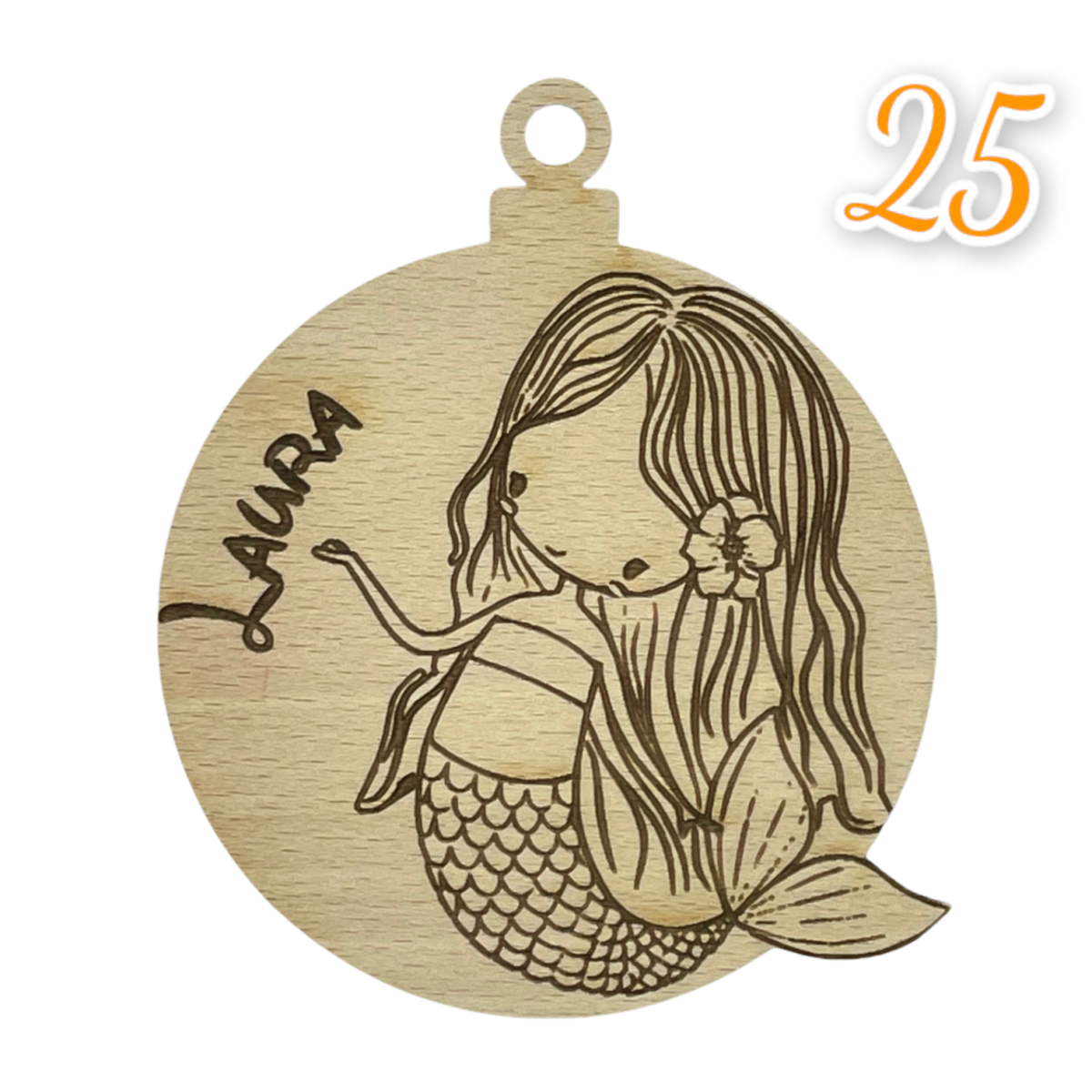 Bolas Navideñas de Madera y metacrilato - Imagen 27