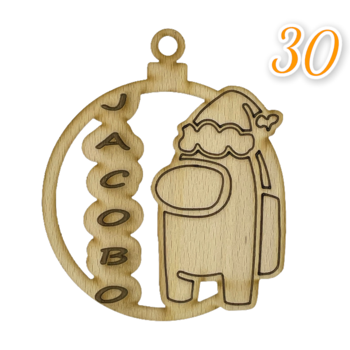 Bolas Navideñas de Madera y metacrilato - Imagen 32