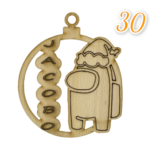 Bolas Navideñas de Madera y metacrilato - Imagen 32