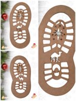 huellas papa noel y reyes magos