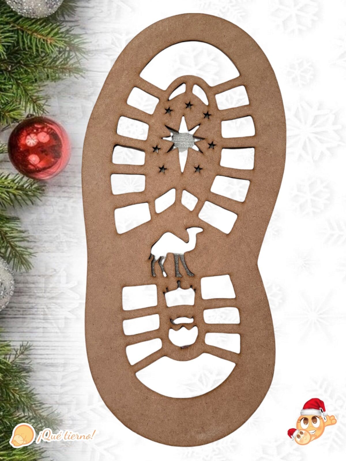 huellas papa noel y reyes magos