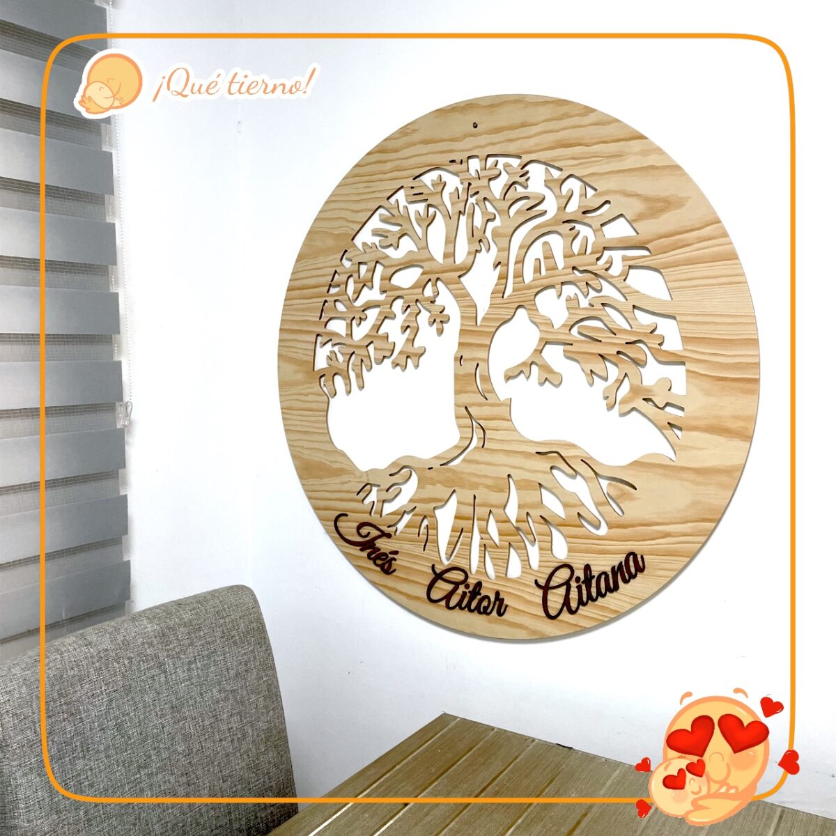 QUE TIERNO LAS PALMAS CANARIAS ARBOL DE LA VIDA XL MADERA