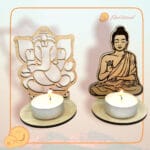 QUE TIERNO CANARIAS LAS PALMAS BUDA PORTAVELA GANESHA MADERA ORO