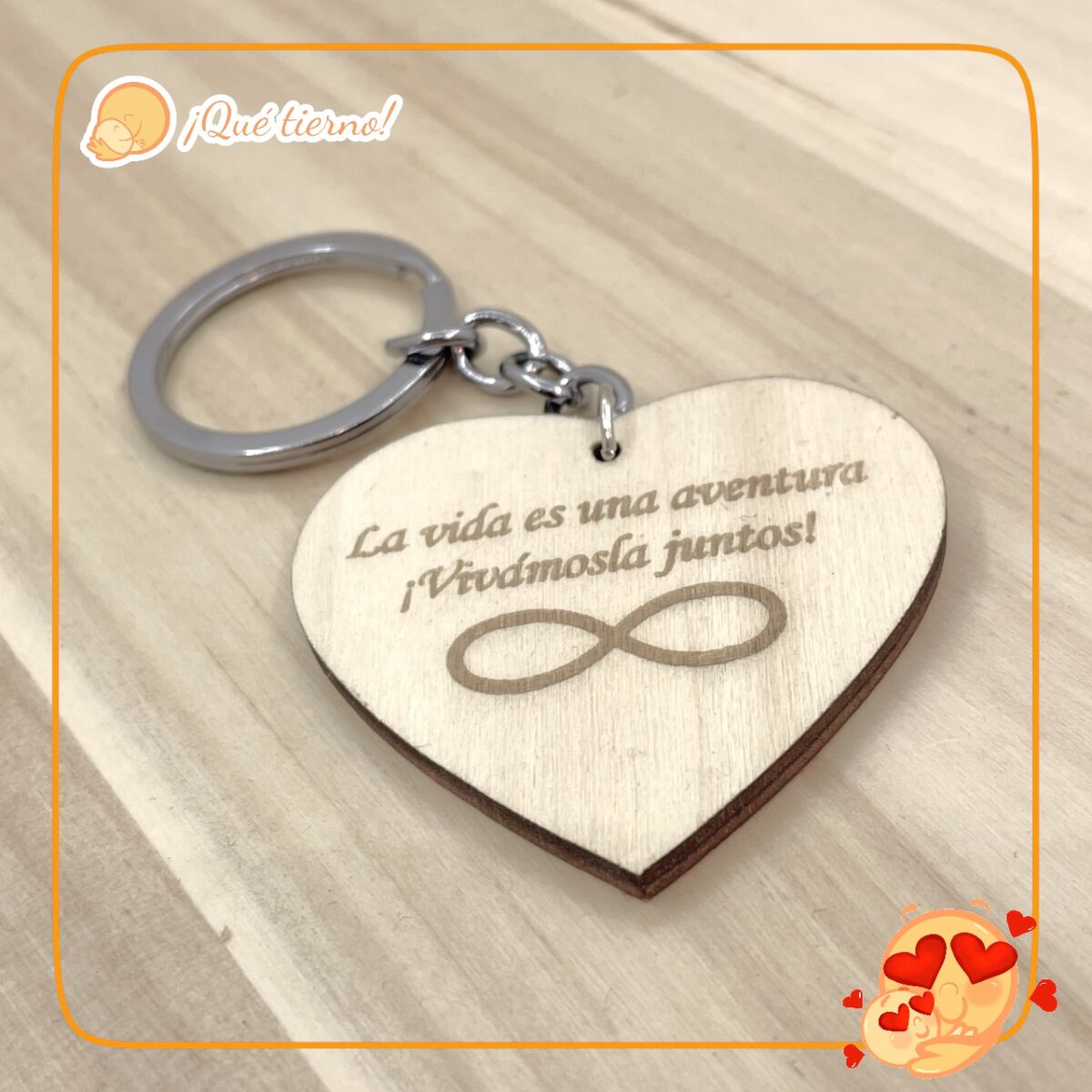 QUE TIERNO CANARIAS LAS PALMAS LLAVERO CORAZÓN SAN VALENTIN (1) QUE TIERNO CANARIAS LAS PALMAS LLAVERO CORAZÓN SAN VALENTIN (2)