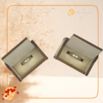 QUE TIERNO - LAS PALMAS CAJA ANILLOS BODA MADERA METACRILATO INFINITO