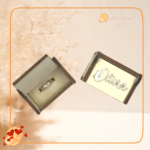 QUE TIERNO - LAS PALMAS CAJA ANILLOS BODA MADERA METACRILATO INFINITO