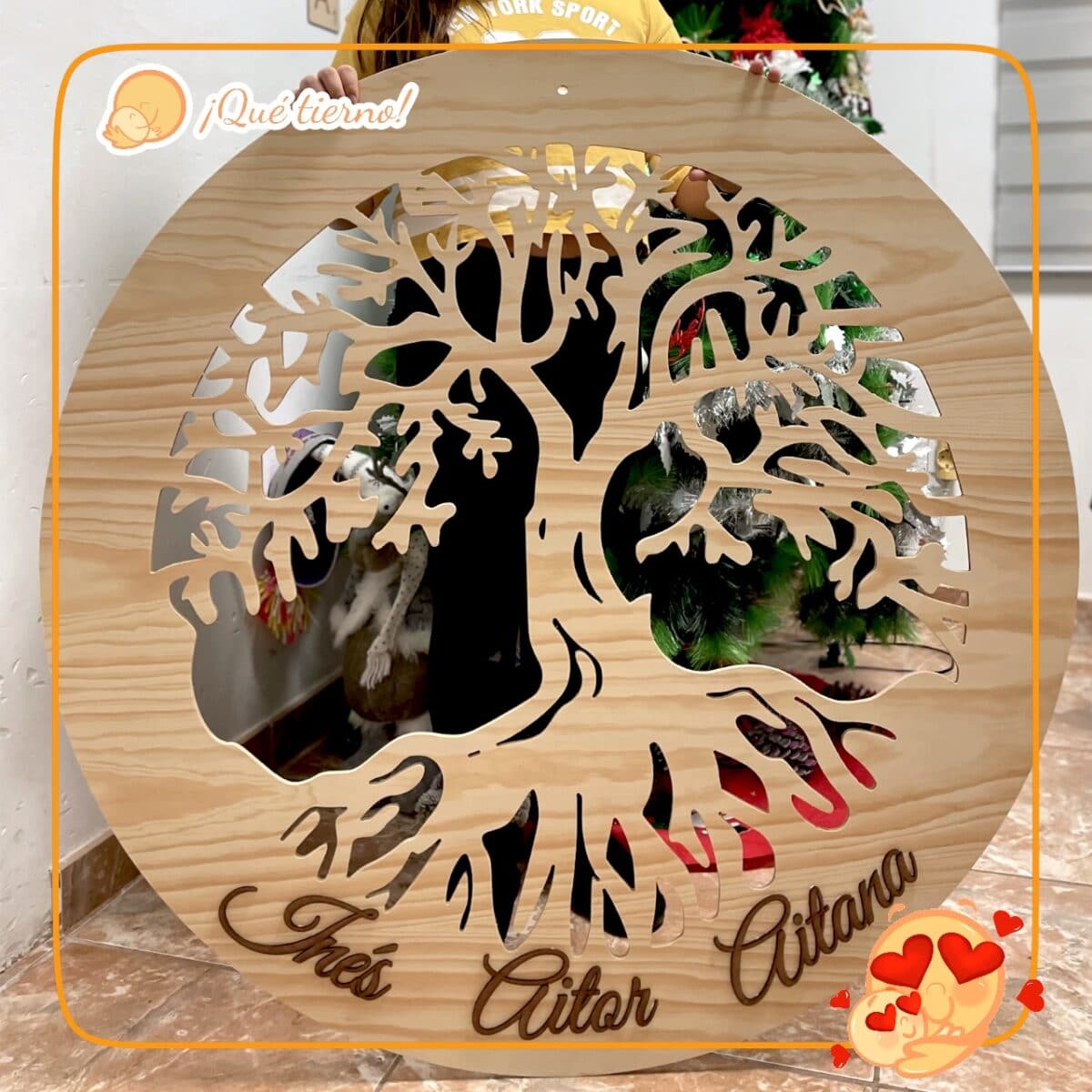 QUE TIERNO LAS PALMAS CANARIAS ARBOL DE LA VIDA XL MADERA