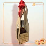 QUE TIERNO LAS PALMAS CANARIAS - BOTELLERO ABUELO PAPÁ MADERA VINO PERSONALIZADO