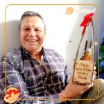 QUE TIERNO LAS PALMAS CANARIAS - BOTELLERO ABUELO PAPÁ MADERA VINO PERSONALIZADO