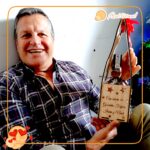 QUE TIERNO LAS PALMAS CANARIAS - BOTELLERO ABUELO PAPÁ MADERA VINO PERSONALIZADO