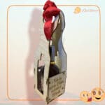 QUE TIERNO LAS PALMAS CANARIAS - BOTELLERO ABUELO PAPÁ MADERA VINO PERSONALIZADO