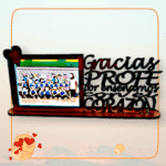 QUE TIERNO - LAS PALMAS- CANARIAS -PORTARRETRATO PERSONALIZADO NUESTRA FAMILIA