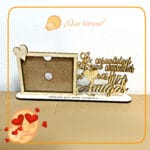 QUE TIERNO - LAS PALMAS- CANARIAS -PORTARRETRATO PERSONALIZADO NUESTRA FAMILIA