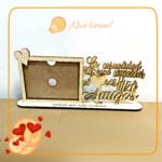 QUE TIERNO - LAS PALMAS- CANARIAS -PORTARRETRATO PERSONALIZADO NUESTRA FAMILIA