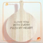 QUE TIERNO LAS PALMAS CANARIAS TABLA PARA PIZZAS PERSONALIZADA MADERA