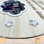 QUE TIERNO Placa recuerdo redonda madera Nombre personalizada regalo las palmas MADERA canarias