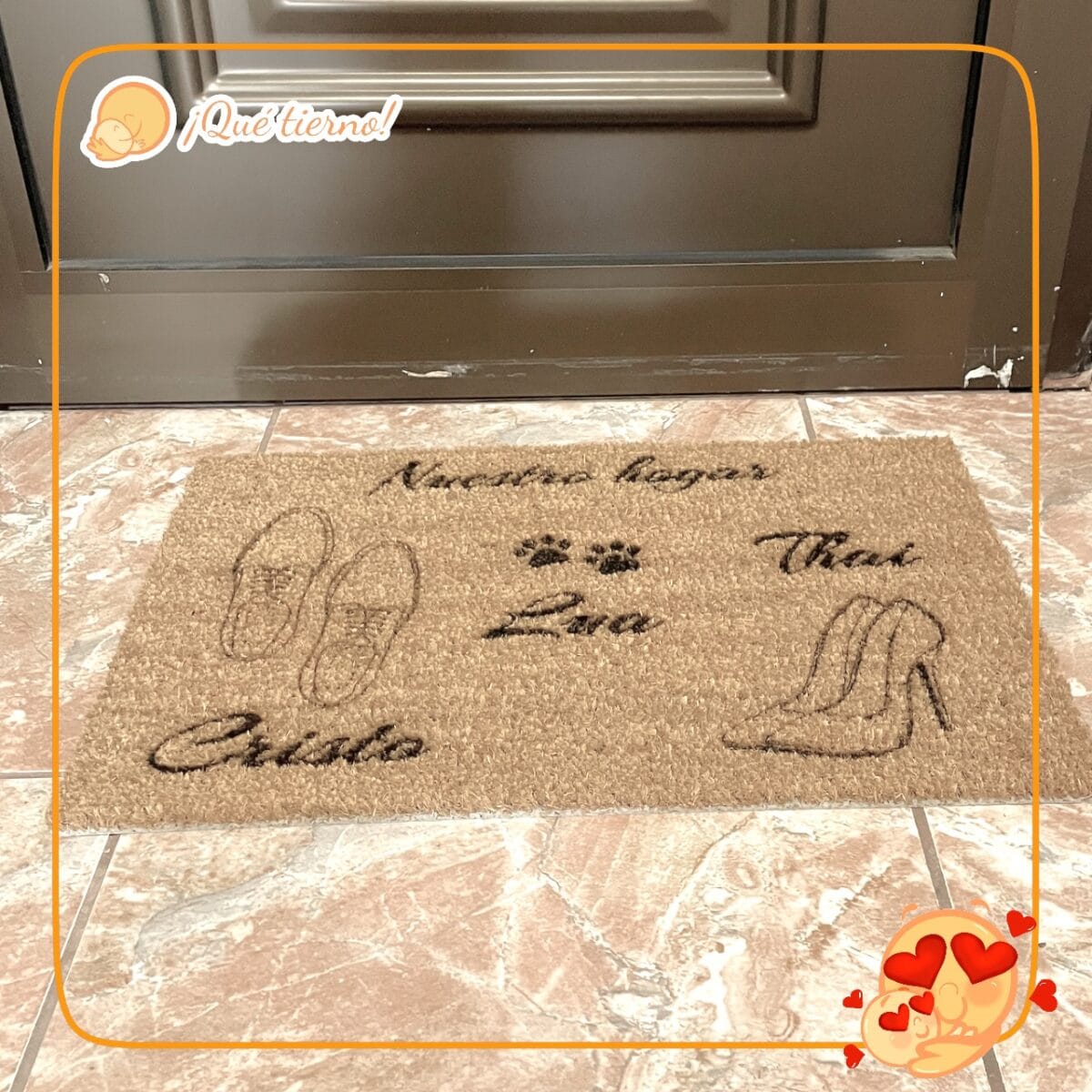 ALFOMBRA PERSONALIZADA FELPUDO QUETIERNO CANARIAS LAS PALMAS