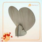 CORAZÓN PARA PAPA QUETIERNO CANARIAS LAS PALMAS PERSONALIZADO MADERA