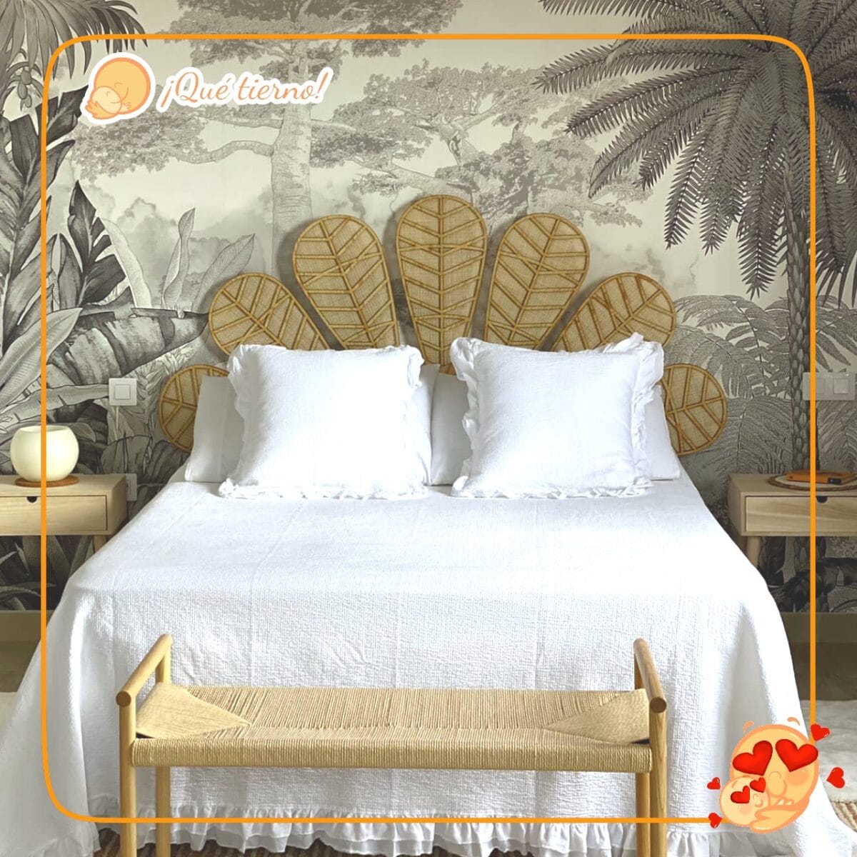 CABECERO CAMA FLOR DECO HOGAR QUETIERNO LAS PALMAS CANARIAS DECORACIÓN