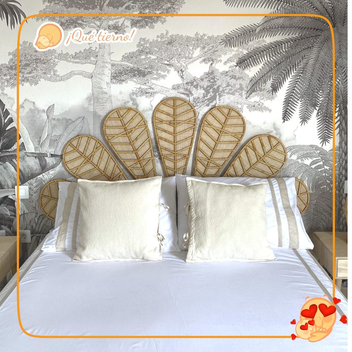 CABECERO CAMA FLOR DECO HOGAR QUETIERNO LAS PALMAS CANARIAS DECORACIÓN