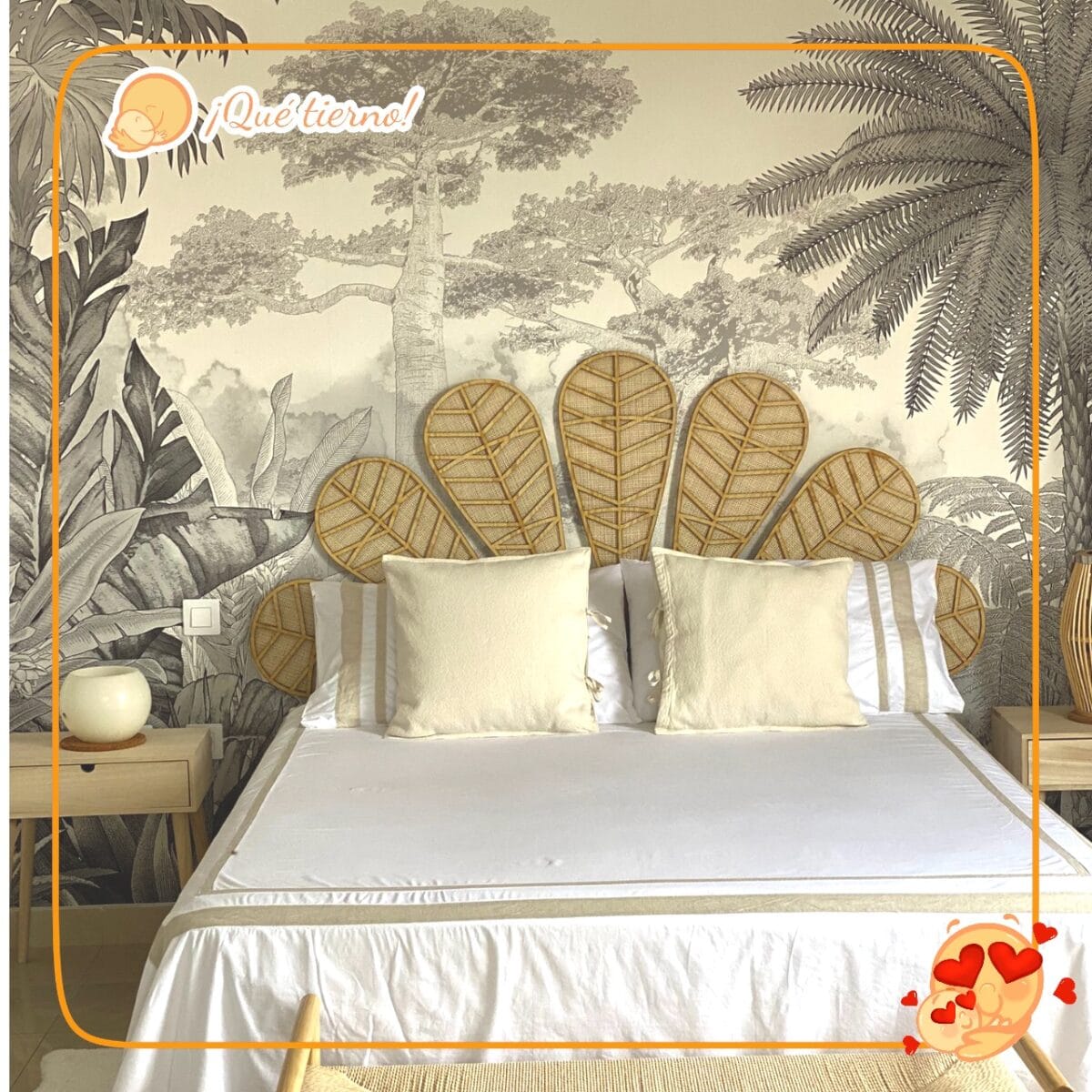 CABECERO CAMA FLOR DECO HOGAR QUETIERNO LAS PALMAS CANARIAS DECORACIÓN