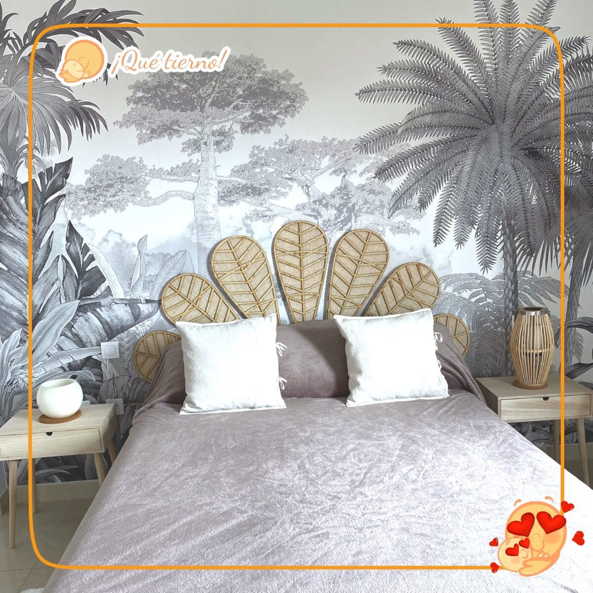 CABECERO CAMA FLOR DECO HOGAR QUETIERNO LAS PALMAS CANARIAS DECORACIÓN