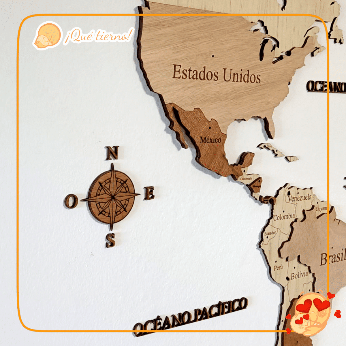 MAPA MUNDI ESPAÑOL QUE TIERNO MADERA LAS PALMAS CANARIAS ESPAÑA (8)