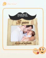 PORTARRETRATO BIGOTE PAPÁ FOTO QUE TIERNO CANARIAS LAS PALMAS