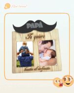 PORTARRETRATO BIGOTE PAPÁ FOTO QUE TIERNO CANARIAS LAS PALMAS