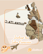 Mapa Mundi de madera