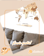 Mapa Mundi de madera - Imagen 2