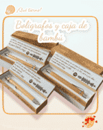 Caja para bolígrafo de bambú - Imagen 5