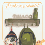 PERCHERO MADERA PERSONALIZADO ANIMALES COCHES UNICORNIO QUETIERNO QUE TIERNO CANARIAS LAS PALMAS (5)