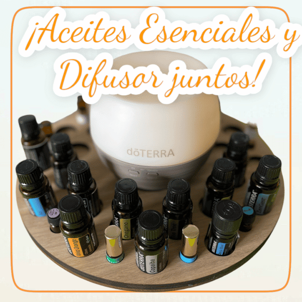 EXPOSITOR ACEITES ESENCIALES Y DIFUSOR QUE TIERNO LAS PALMAS CANARIAS