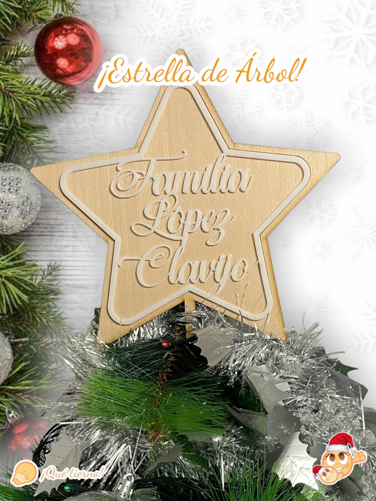 Estrella para el Árbol de Navidad - Imagen 1
