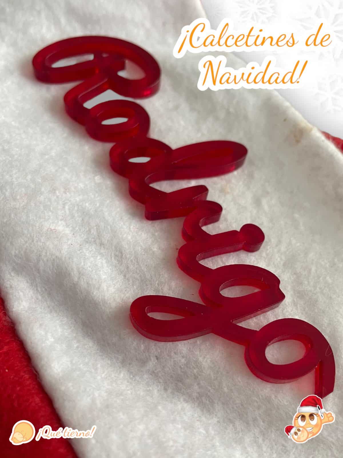 CALCETINES NAVIDAD ROJOS BOTAS NAVIDAD QUETIERNO LAS PALMAS CANARIAS PERSONALIZADO (3)