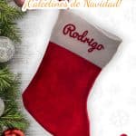 CALCETINES NAVIDAD ROJOS BOTAS NAVIDAD QUETIERNO LAS PALMAS CANARIAS PERSONALIZADO (3)