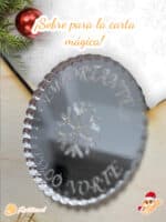 SOBRE MÁGICO PAPA NOEL REYES MAGOS QUE TIERNO CANARIAS PERSONALIZADO MADERA SANTA CLAUS