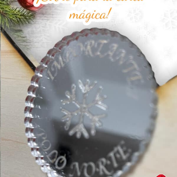 SOBRE MÁGICO PAPA NOEL REYES MAGOS QUE TIERNO CANARIAS PERSONALIZADO MADERA SANTA CLAUS