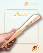 ABANICOS DE MADERA PERSONALIZADOS PARA EVENTOS QUE TIERNO CANARIAS LAS PALMAS PERSONALIZADO MADERA