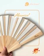 ABANICOS DE MADERA PERSONALIZADOS PARA EVENTOS QUE TIERNO CANARIAS LAS PALMAS PERSONALIZADO MADERA