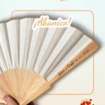 ABANICOS DE MADERA PERSONALIZADOS PARA EVENTOS QUE TIERNO CANARIAS LAS PALMAS PERSONALIZADO MADERA