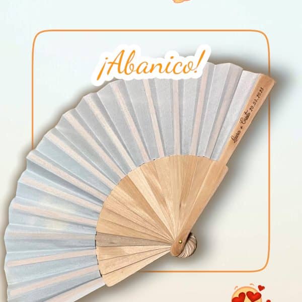 ABANICOS DE MADERA PERSONALIZADOS PARA EVENTOS QUE TIERNO CANARIAS LAS PALMAS PERSONALIZADO MADERA