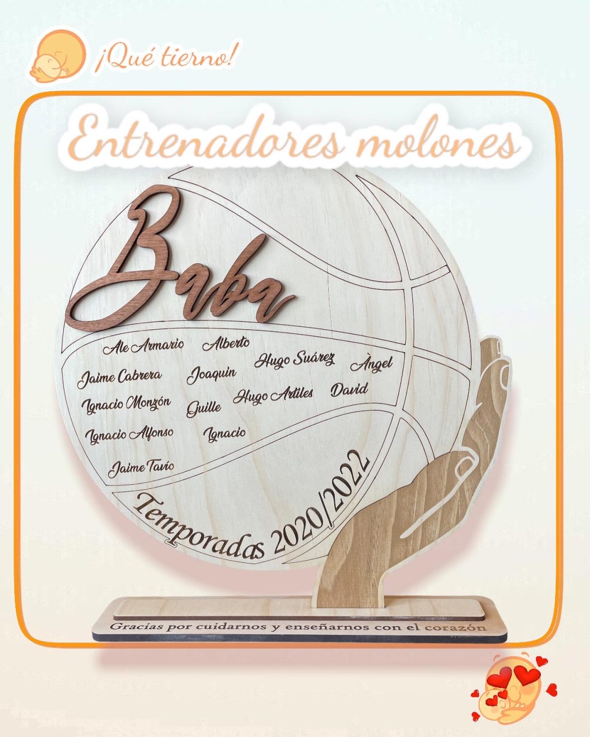 BALONCESTO ENTRENADOR PLACA QUE TIERNO CANARIAS LAS PALMAS