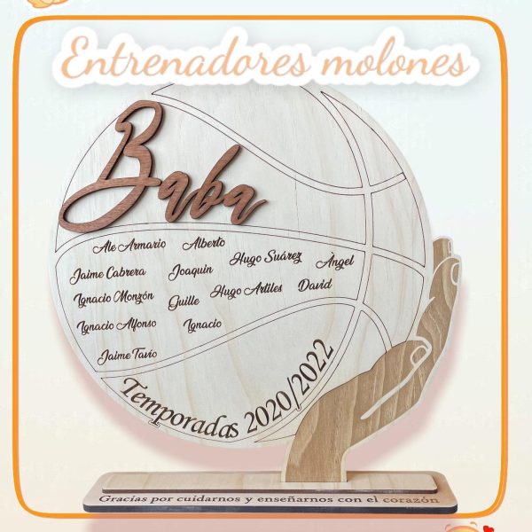 BALONCESTO ENTRENADOR PLACA QUE TIERNO CANARIAS LAS PALMAS