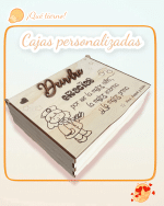 CAJA PARA REGALOS QUE TIERNO PERSONALIZADO MADERA LAS PALMAS CANARIAS
