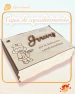 CAJA PARA REGALOS QUE TIERNO PERSONALIZADO MADERA LAS PALMAS CANARIAS